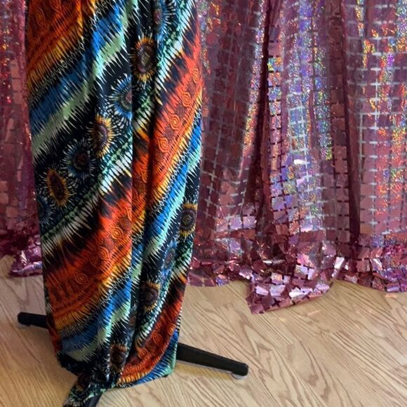 CHICOS tribal print maxi dress in size small - Picture 5 of 11